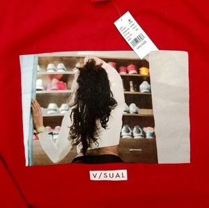 Sneaker jordan visual by van styles crewneck
